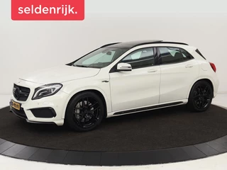 Mercedes-Benz GLA-klasse AMG 45 4MATIC | Panoramadak | Stoelverwarming |  Xenon | Leder/Alcantara | Park Assist | Navigatie | 19'' lichtmetalen velgen | Cruise control | Bluetooth