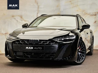 Audi A6 Avant E-Hybrid Quattro S Edition Competition, 21", pano, luchtv., tr.haak, OLED, B&O, luchtv., leder, carbon, 360 camera, memory, stl.ventilatie, HUD, privacy