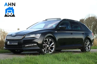 Skoda Superb Combi iV / 218 PK / DSG / VOL OPTIES / Sportline / Black Edition / Virtual Cockpit / Pano / Camera / Cruise Control / Trekhaak / 19"!