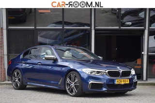 BMW 5-serie M550i xDrive High Executive HUD Pano Lane ACC B&W Sfeer