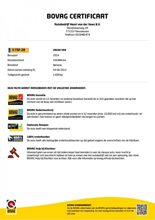 Hoofdafbeelding Volvo V60