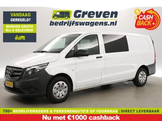 Mercedes-Benz Vito 116 CDI Extra Lang | DC | 5-Zits | Airco | Camera | Carplay | Cruise | Navigatie 