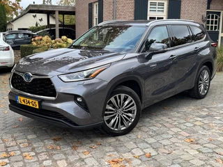 Hoofdafbeelding Toyota Highlander Toyota Highlander 2.5 AWD 248pk Hybrid Executive 7p ecc,leer,navi,trekhaak,camera