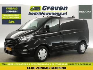 Ford Transit Custom 320 2.0 TDCI L1H1 Airco Cruise Trekhaak Parkeersensoren 3 Persoons Elektrpakket