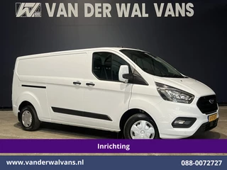 Ford Transit Custom 2.0 TDCI L2H1 Inrichting Euro6 Airco | Navigatie | Camera | LED | Cruisecontrol | Android Auto Parkeersensoren, Verwarmde voorruit, Stoelverwarming, Bijrijdersbank, 2800kg trekvermogen