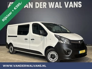 Opel Vivaro 1.6 CDTI 122pk L2H1 RIJKLAAR Dubbele Cabine Euro6 Airco | Trekhaak | LED | 5-Zits Cruisecontrol, Inrichting, Bluetooh-telefonie