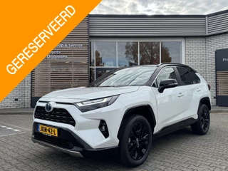 Toyota RAV4 2.5 HYBRID BI-TONE JBL-AUDIO EL-KLEP STOEL/STUURVERW EL-STOEL NAVI BLIND-SPOT PARKSENSOR V+A KEYLESS