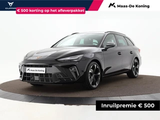 Hoofdafbeelding CUPRA Leon Sportstourer CUPRA Leon Sportstourer 1.5 e-Hybrid 204pk DSG · Camera · Apple/Android Car play · Elek. Trekhaak · Keyless · 18'' Inch · Garantie t/m 21-05-2028 of 100.000km