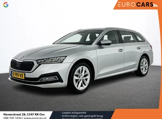 Skoda Octavia Combi 1.5 e-TSI DSG Style Navigatie Climatic Control  Parkeer Sensoren + Camera DAB Cruise control Lichtmetalen Velgen Keyless