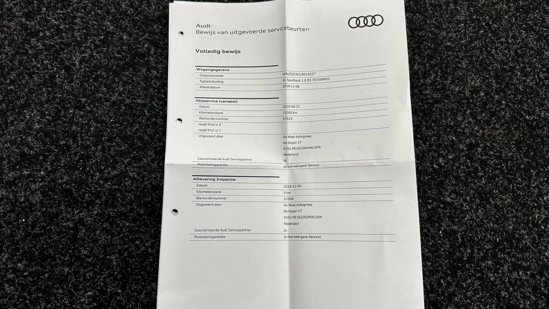 Hoofdafbeelding Audi A1 Sportback