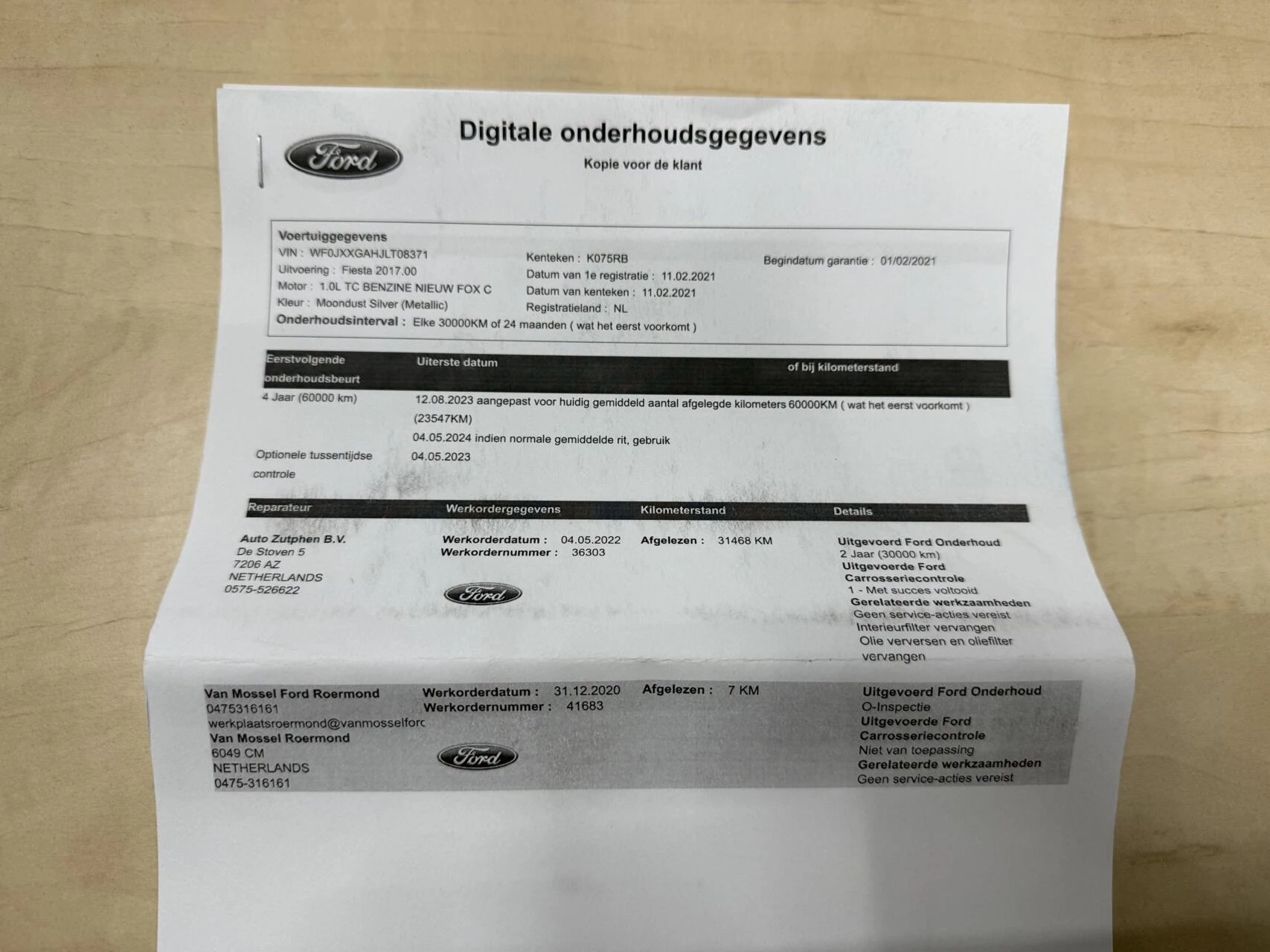 Hoofdafbeelding Ford Fiesta