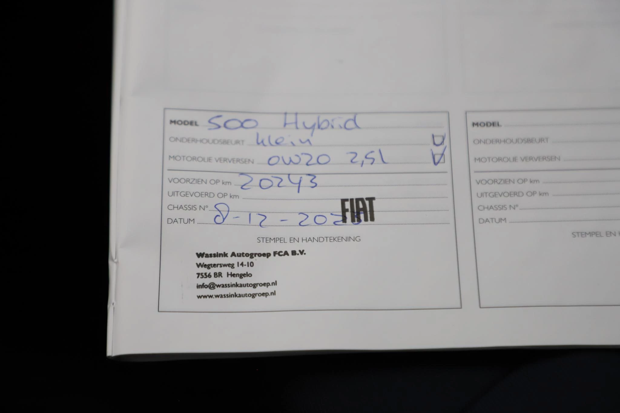 Hoofdafbeelding Fiat 500