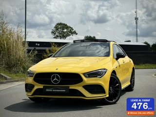 Mercedes CLA-klasse 250 e AMG CLA250e Coupe Panoramadak|Burmester®|Camera 360°|Sfeerverlichting|Head-up|Multibeam LED|Night pakket