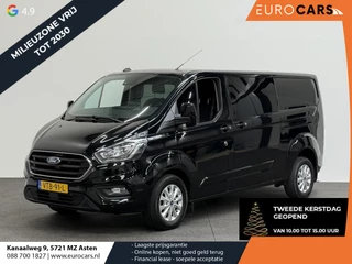 Ford Transit Custom 300 2.0 TDCI L2H1 Limited Dubbele cabine Automaat Navi Airco 2 Schuifdeuren Trekhaak PDC Carplay DAB