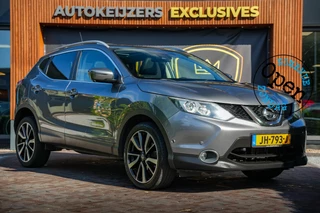 Nissan Qashqai 1.2 Tekna Pano Navi Camera 19"L.M. Leder Airco Stoelverw.