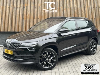 Skoda Karoq 1.5 TSI Sportline Automaat | Panoramadak | LED | Stoelverwarming | Adaptieve cruise control | Dode hoek detectie | Trekhaak uitklapbaar | Canton HiFi | Elektrisch bedienbare achterklep | Parkeersensoren voor en achter | Achteruitrijcamera