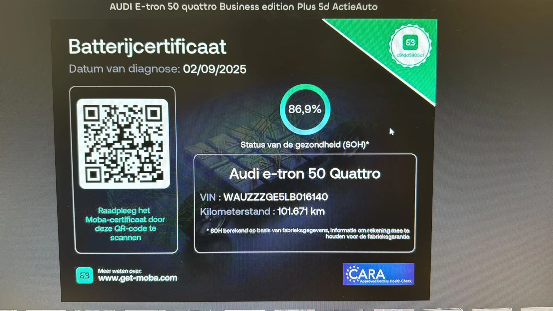 Hoofdafbeelding Audi e-tron