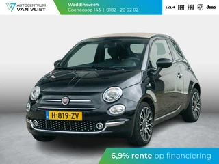Fiat 500 C Hybrid Star | Navi | Cruise | Airco | 16" | PDC | Apple Carplay | Kap Beige