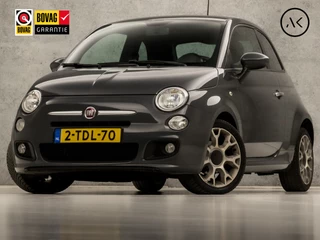 Fiat 500 0.9 TwinAir 500S Sport (AIRCO, ELEK RAMEN, GETINT GLAS, LEDER, SPORTSTOELEN, LM VELGEN, ZWART HEMEL, NIEUWSTAAT)