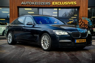 BMW 7-serie 740i ActiveHybrid High Executive M Pakket Panodak Memory 360 Camera Dode Hoek Stoelverw. Leer