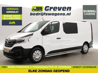 Renault Trafic 2.0 dCi 120 T29 L2H1 Dubbele Cabine Airco Cruise Navi 6 Persoons LED PDC Elektrpakket