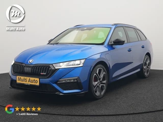 Škoda Octavia Combi 1.4 TSI RS iV Business Plug In Hybrid 245pk Dealer O.H PHEV | Adaptive Cruise | Camera | Sportstoelen Verwarmd | Apple Carplay | Navigatie | Crystal LED | Blis | Keyless | Stuur Verwarmd | Virtual | DAB |