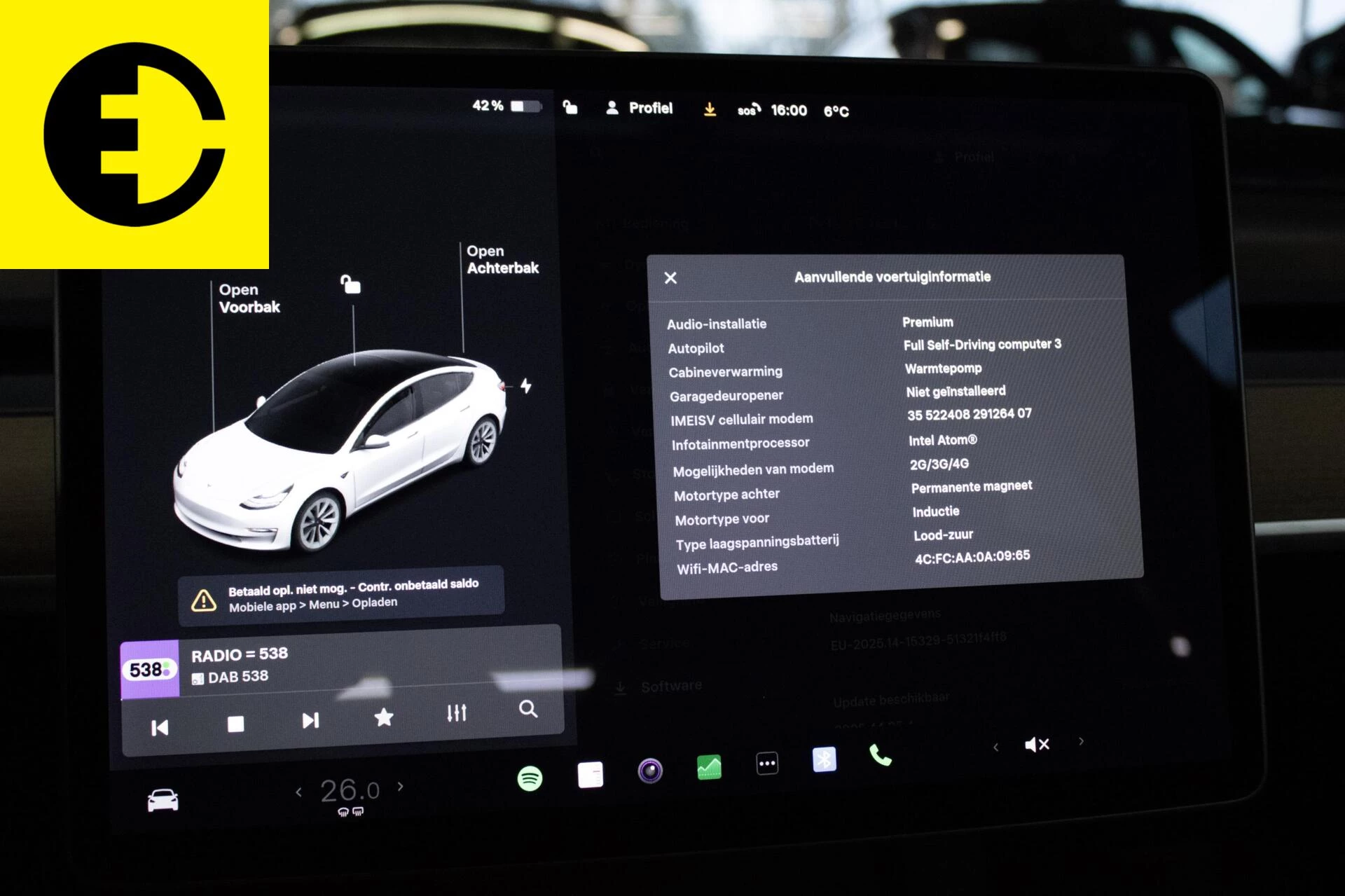 Hoofdafbeelding Tesla Model 3