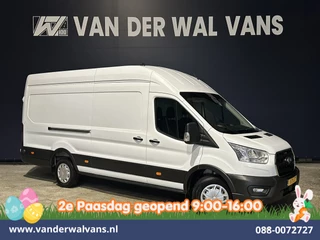 Ford Transit 2.0 TDCI 185pk L4H3 Jumbo Euro6 Airco | Camera | LED | Cruisecontrol | Verwarmde voorruit Parkeersensoren, Bijrijdersbank, 2800kg trekvermogen