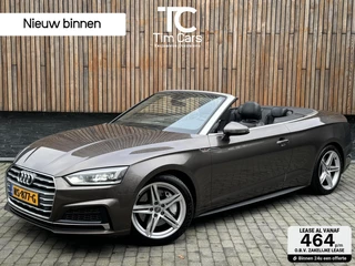 Audi A5 Cabriolet 2.0 TFSI quattro Pro Line S 252pk | Leer | LED verlichting | Stoelverwarming | Climate control | Cruise control | DAB radio | Keyless entry | Elektrische stoelen | Parkeersensoren voor en achter