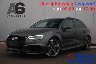 Audi RS3 Sportback 2.5 TFSI RS 3 quattro 400PK Automaat Black Optic Virtual RS Sportstoelen RS Sport Uitlaat Bang and Olufsen LED Matrix 19 inch LMV Navigatie Clima Stoelverwarming Cruise Parkeersensors Keyless Entry Carbon Inleg
