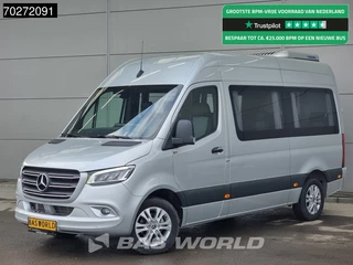 Hoofdafbeelding Mercedes-Benz Sprinter Mercedes Sprinter 319 CDI Automaat VIP Personenvervoer Taxi TV Webasto klima Kombi Tourer Navi LED Airco Cruise control