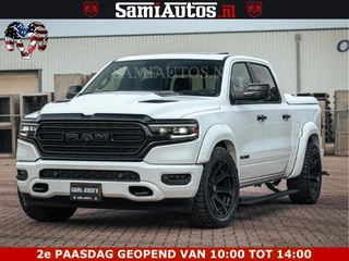 Dodge Ram 1500 Limited Night | 5.7 V8 Hemi Full Option | LPG | Comfortabele Dubbele Cabine met Royale 5 Zitplaatsen | De Meest Luxe en Volle Pick-Up in zijn Klasse | BPM vrij | Nu Leverbaar uit Voorraad | Voorraad Nr v45lp