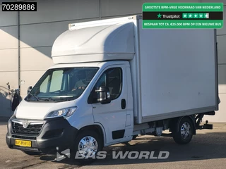 Opel Movano 165PK Laadklep Zijdeur Bakwagen Airco Cruise Camera Standkachel Euro6 Meubelbak Koffer 16m3 Airco Cruise control
