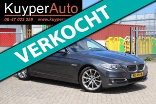 BMW 5-serie 520i Luxury Edition NAP AUTOMAAT VOL LEDER MULTI MEDIA DEALER ONDERHOUDEN