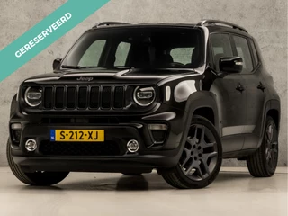 Jeep Renegade 1.3T-e Freedom Sport 151Pk Automaat (APPLE CARPLAY, GROOT NAVI, LEDER, CLIMATE, ADAPTIVE CRUISE, SPORTSTOELEN, STUUR/STOELVERWARMING, TREKHAAK, GETINT GLAS, KEYLESS, ZWART HEMEL, NIEUWSTAAT)