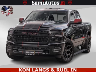 Dodge Ram Pick-Up Limited H.O 540HP 706Nm | Massage + Full Option | De Meest Luxe en Volle in zijn Klasse | Comfortabele Dubbele Cabine met Royale 5 Zitplaatsen | BPM vrij | Nu Leverbaar uit Voorraad | Voorraad Nr 2304 - 8540