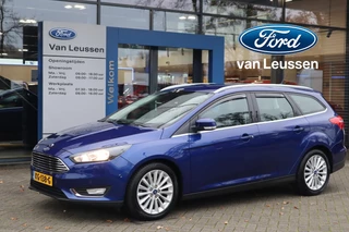 Ford Focus Wagon 1.5 TITANIUM 150PK NAVI TREKHAAK CRUISE P-SENSOREN LM-VELGEN 1500KG-TREKGEWICHT