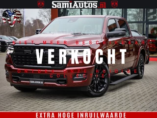 Dodge Ram 1500 LIMITED NIGHT 540PK 706 Nm 2025 | HIGH OUTPUT | XB9 | MASSAGE | BOM VOL | CREW CAB | DUBBELE CABINE | GRIJSKENTEKEN | DE MEEST LUXUEUZE en BEGEERDE Pick-up | VOORRAAD NR 2301 - 7424