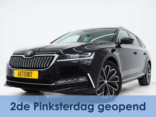 Škoda Superb Combi 1.4 TSI iV Laurin & Klement | Leder | Trekhaak | Canton | Adaptive Cruise | Keyless | Sfeerlicht | Memory | Carplay