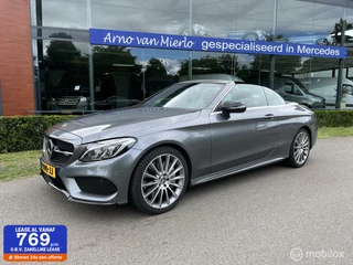 Hoofdafbeelding Mercedes-Benz C-Klasse Mercedes C-klasse Cabrio 43 AMG 4MATIC Distronic, Memory, Camera, Dodehoekassist, Head up.