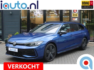 Volkswagen Passat Variant 1.5 eHybrid 272PK R-Line Edition Black Style Leder/Pano/IQ.Light/360/Head-up/HK/Navi Max/ACC/19"/Trekhaak wegkl.