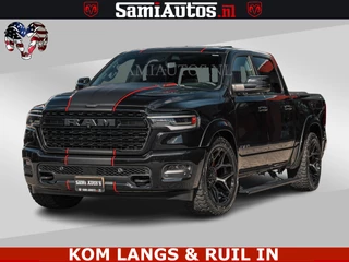 Dodge Ram Pick-Up HULK | Limited Night H.O 540HP 706Nm | Massage + Full Option | De Meest Luxe en Volle in zijn Klasse | Hulk Pack is meer prijs | Comfortabele Dubbele Cabine met Royale 5 Zitplaatsen | BPM vrij | Nu Leverbaar uit Voorraad | Voorraad Nr 2357 - 5182