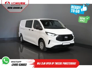 Ford Transit Custom 320 2.0 TDCI 136 pk L2 Trend BPM VRIJ! DC Dubbel Cabine/ 5 jaar/200.000 km Garantie/ Carplay/ Climate/ Camera/ PDC/ Cruise