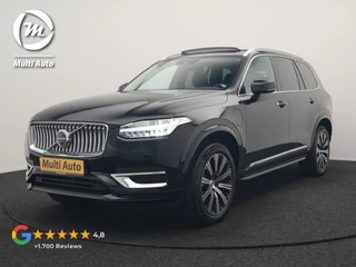 Volvo XC90 T8 Recharge AWD Plus Bright 7 Persoons LONG RANGE PHEV 455pk Dealer O.H. | Panodak | Adaptive Cruise | 360 Camera | Harman / Kardon | Lederen Sportstoelen Memory & Verwarmd | Keyless | Blis | Stuur Verwarmd | Apple Carplay | Navigatie | DAB | Plug In Hybrid |