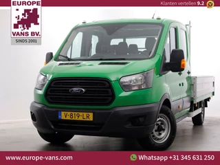 Hoofdafbeelding Ford Transit Ford Transit 350 2.0 TDCI 130pk E6 RWD D.C. Open Laadbak Trekhaak 2800kg 02-2018