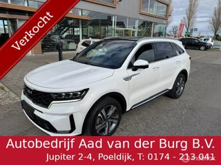 Sorento 1.6T 267pk PHEV 4WD Automaat ExlusiveLine, Panorama dak  , Trekhaak afneembaar , 55 km volledig elektrisch rijden , hierna hybride aandrijving  ,  Stoel & Stuur Verwarming, Autonoom parkeren , 360o camera , Keyless