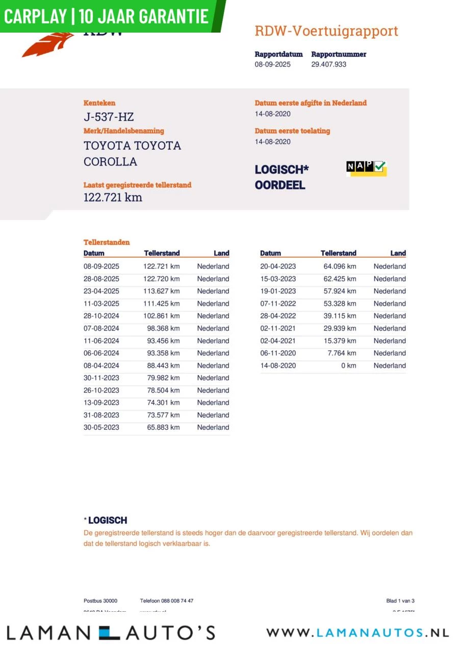 Hoofdafbeelding Toyota Corolla Touring Sports