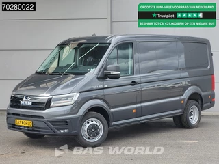 MAN TGE 5.160 Uniek! Dubbellucht 2025-Model Automaat L3H2 Laag Dak ACC Navi LED Airco Camera Parkeersensoren CarPlay Euro6 L2H1 10m3 Airco