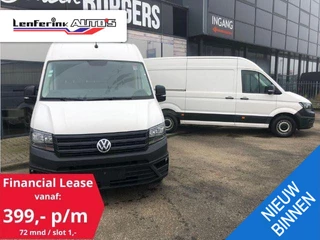 Volkswagen Crafter 2.0 TDI L3H3 Navi, Trekhaak, PDC V+A Laadruimte Pakket, Apple Carplay, 3-Zits