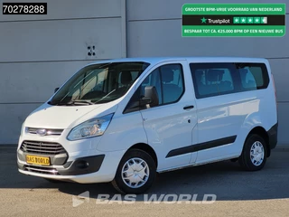 Ford Tourneo Custom Personenvervoer Incl. BPM / Ex. BTW Taxi 9-persoons L2H1 Airco Cruise Camera Parkeersensoren Kombi Tourer Airco Cruise control